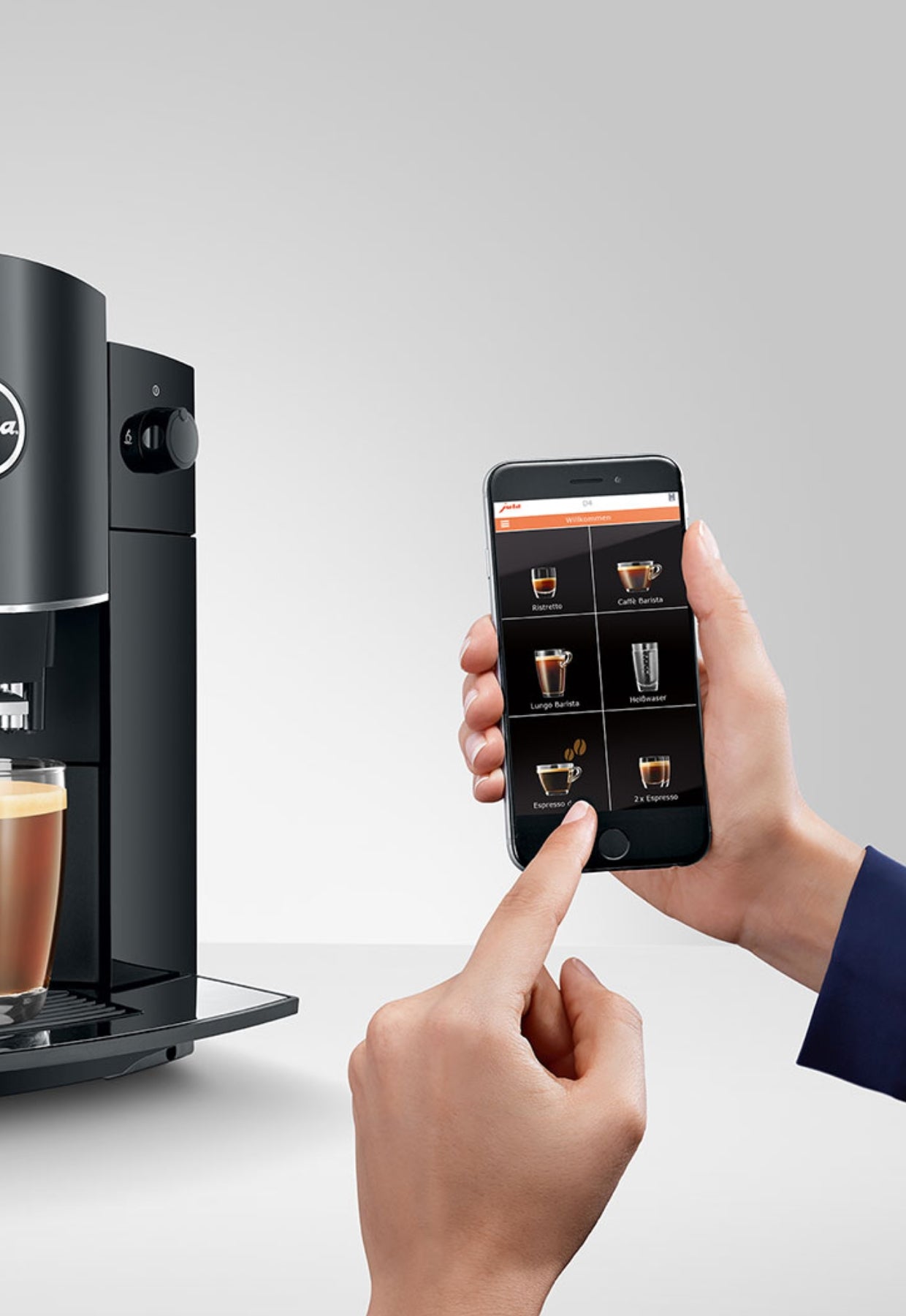 JURA J.O.E.® erstatter alle tidligere apps fra Jura