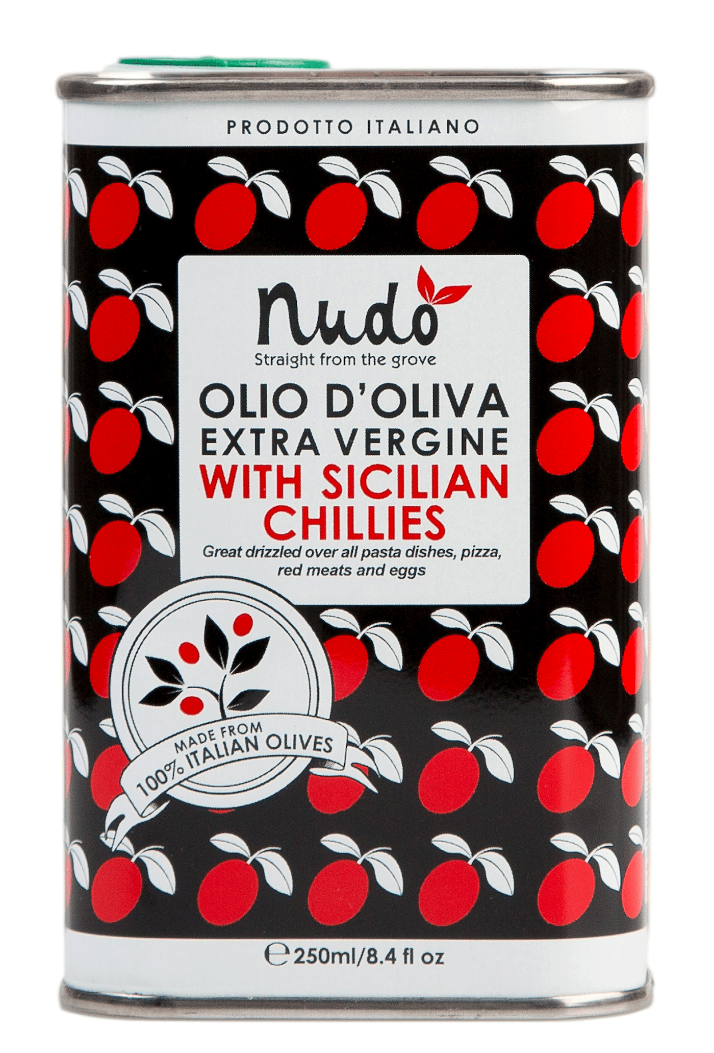 Nudo Ekstra Jomfru-Olivenolie, Chili er udgået